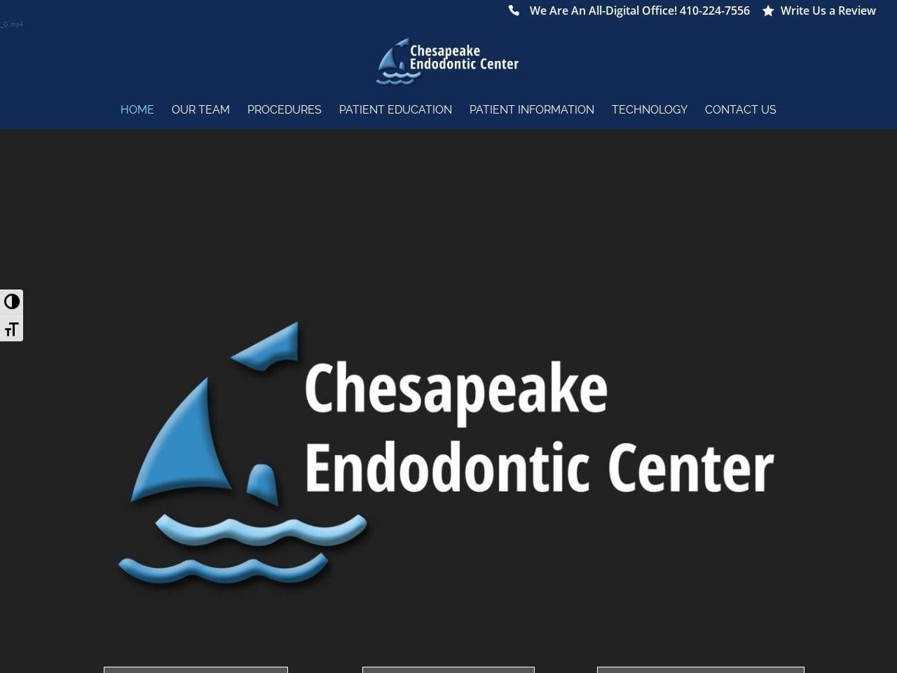 Chesapeake Endodontic Center screenshot