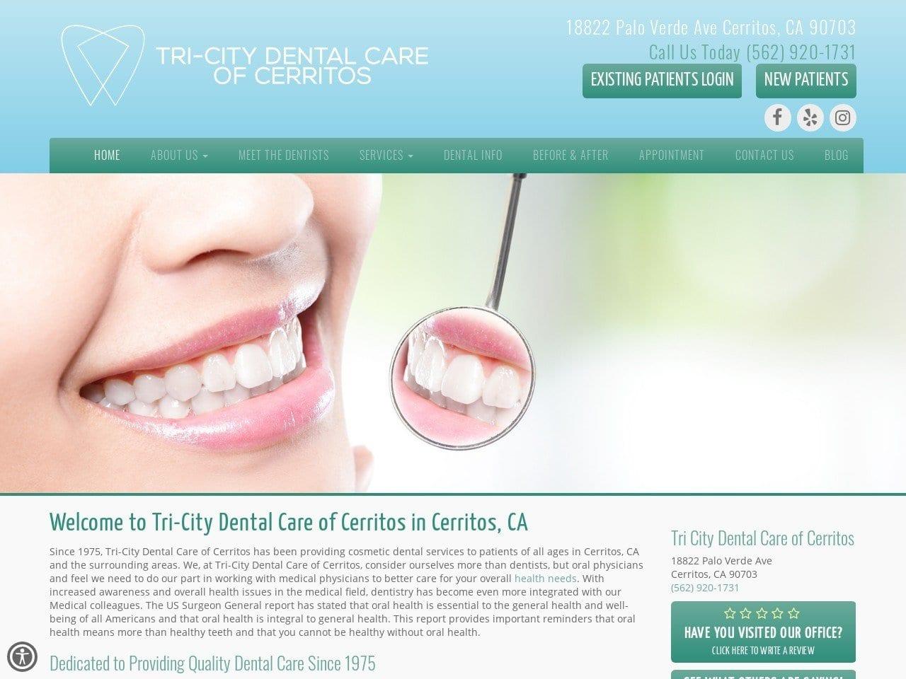Tri City Dental Care of Cerritos screenshot