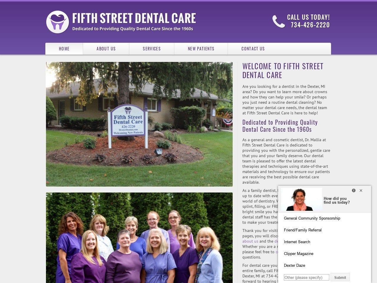 Fifth Street Dental Care screenshot