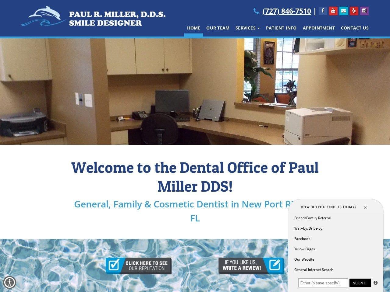 Paul Miller DDS screenshot