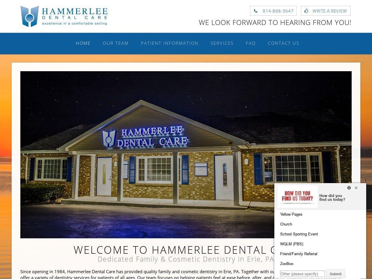 Dr. William D. Hammerlee Dmd F.A.G.D.