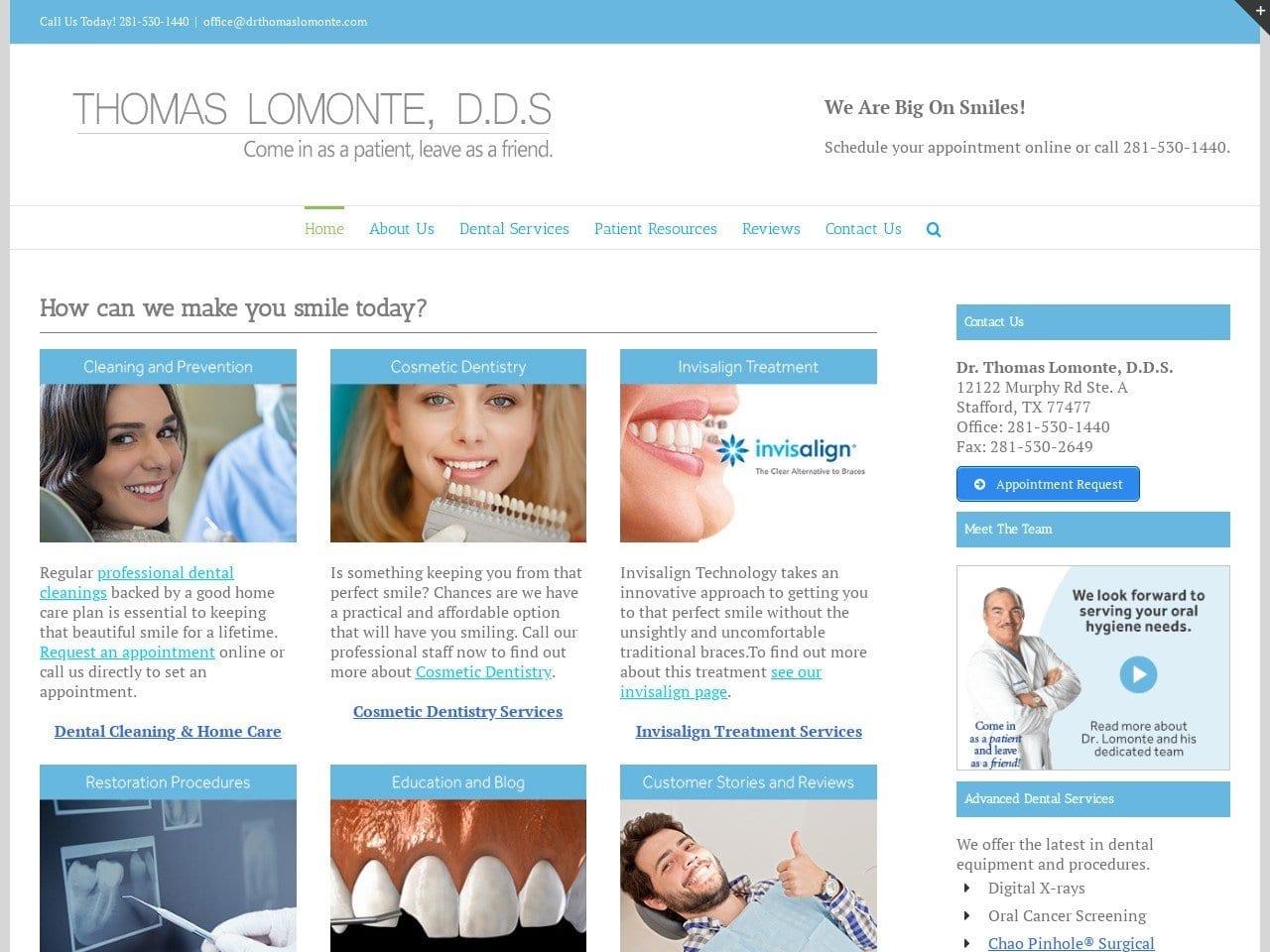 Lomonte Thomas M DDS screenshot