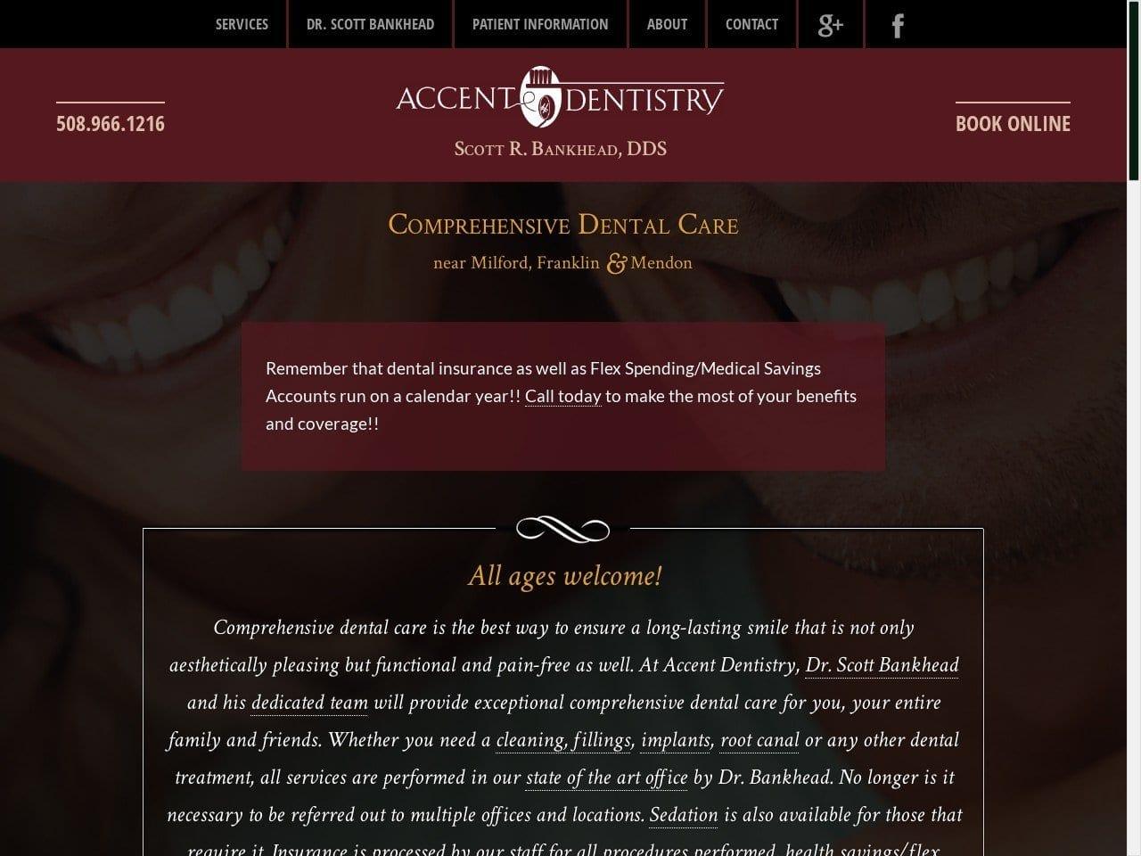 Accent Dentistry Scott R. Bankhead DDS screenshot