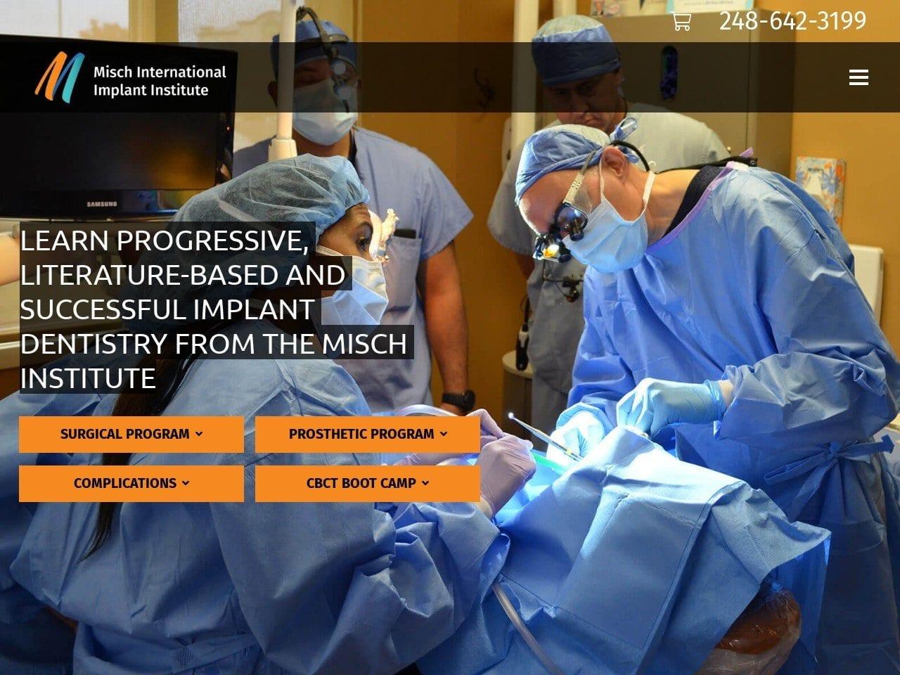 Misch Implant Institute screenshot