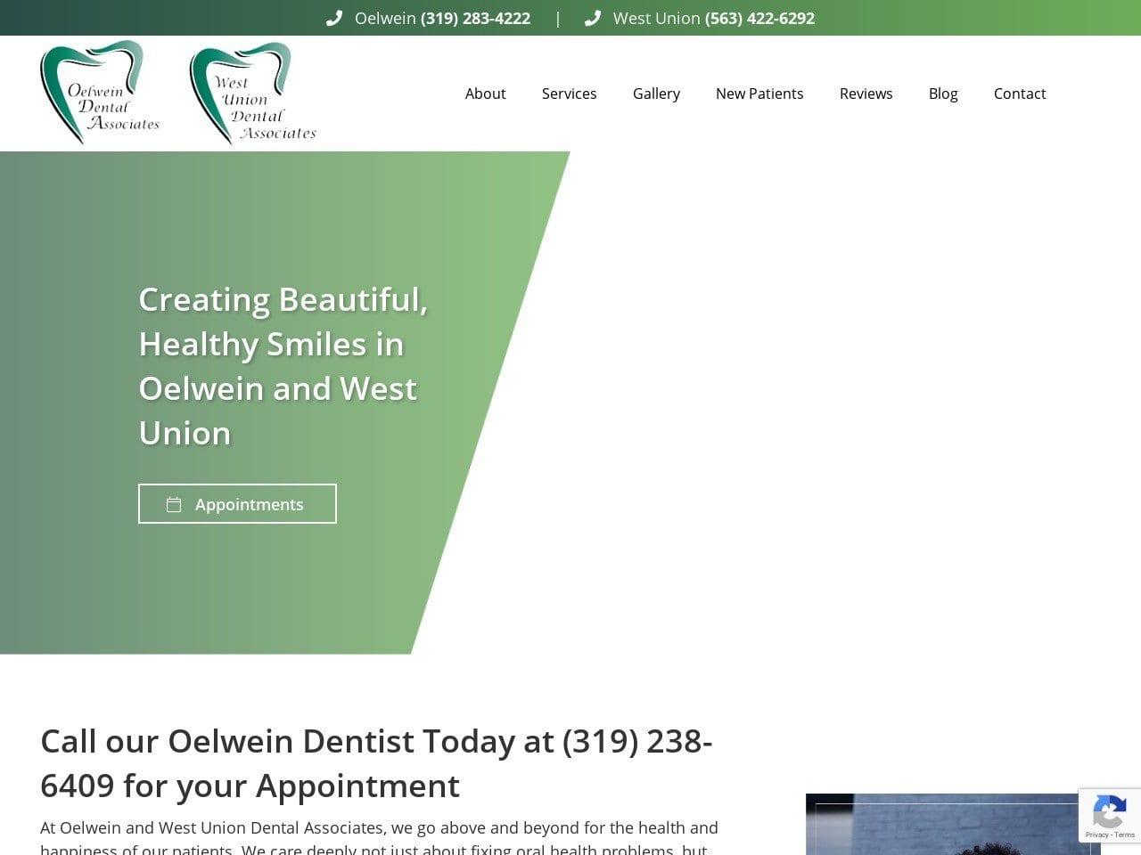 Oelwein Dental Associates screenshot
