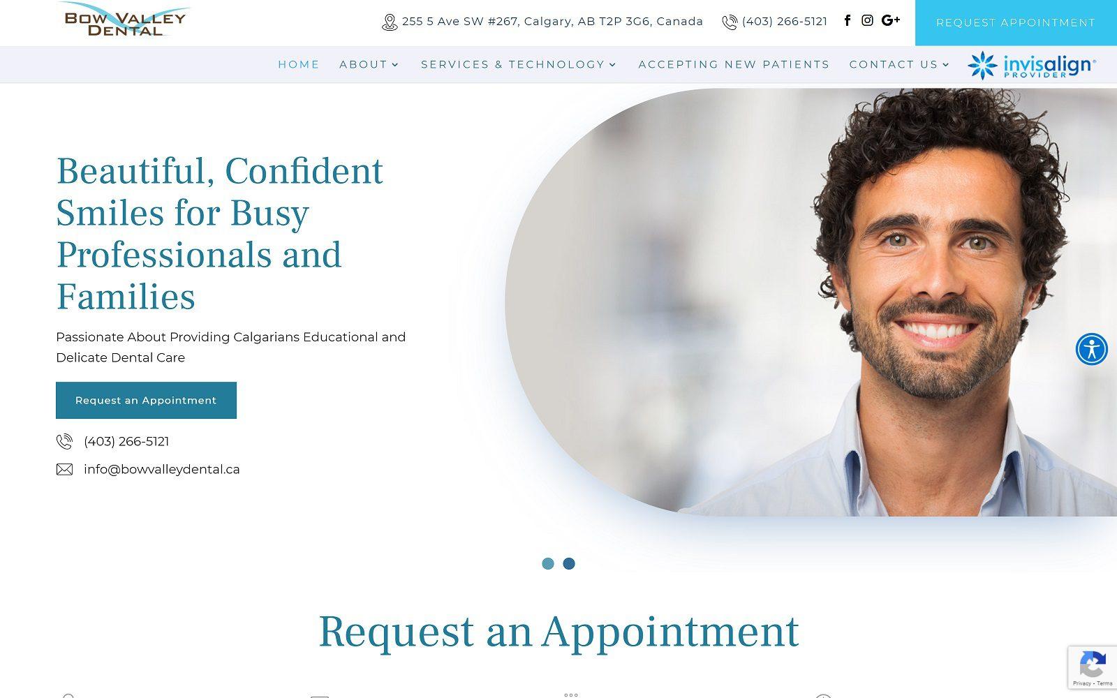 Bow Valley Dental screenshot