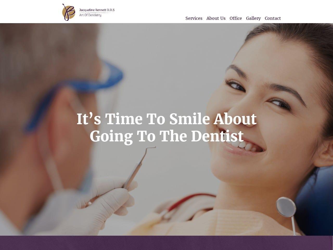 Jacqueline Bennett DDS screenshot