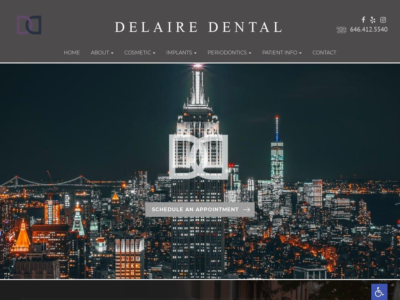 Delaire Dental screenshot