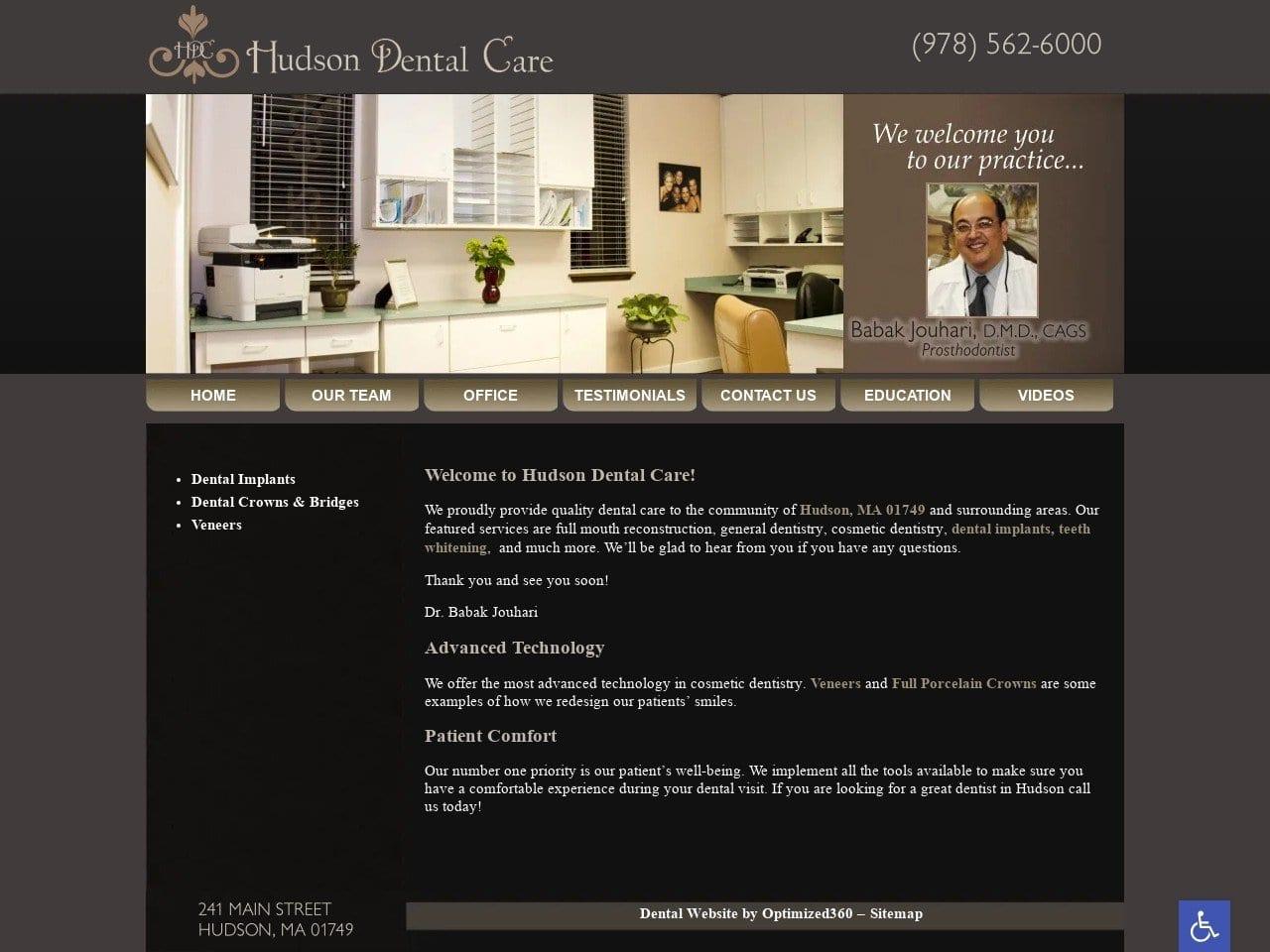 Hudson Dental Care screenshot