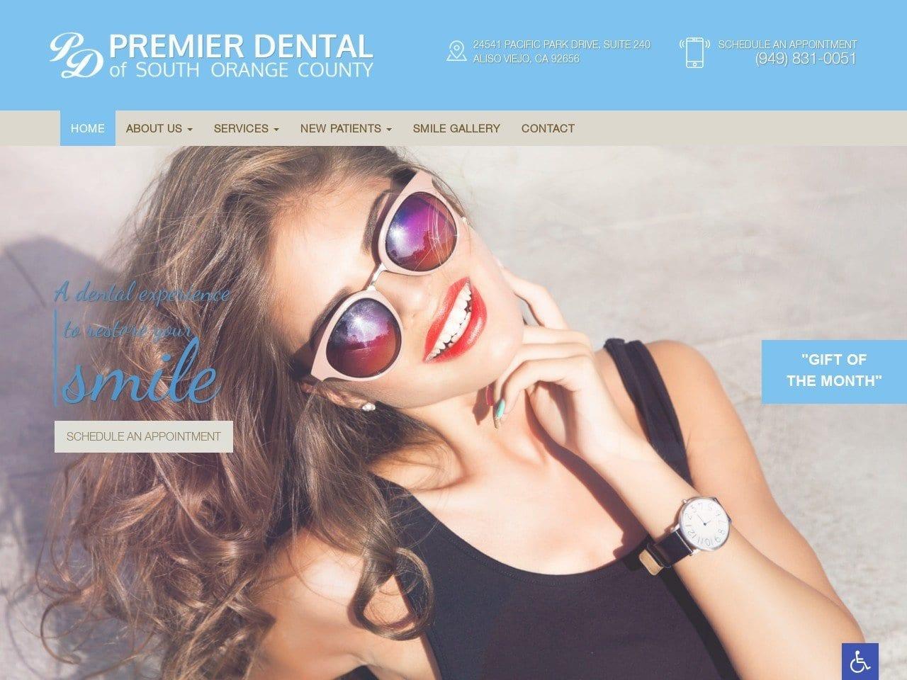 Premier Dental of South Orange County screenshot