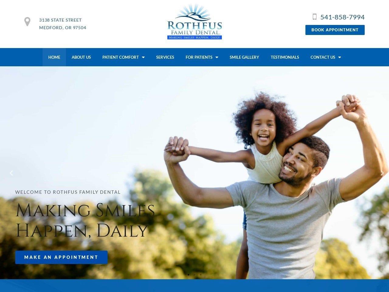 Dr. Karla K. Rothfus DDS screenshot