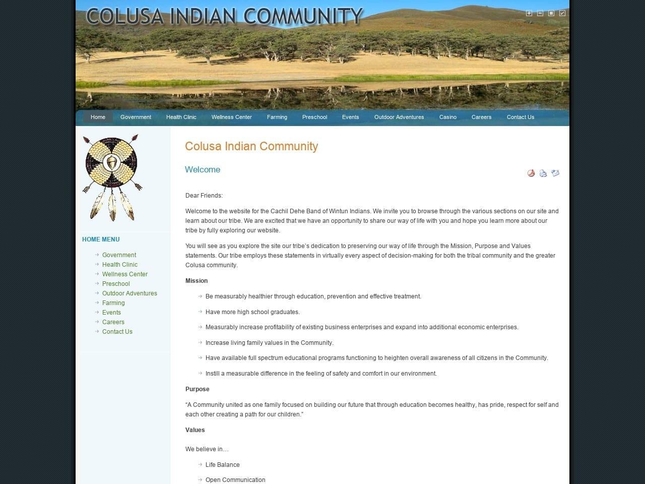 Colusa Indian Health Clinic screenshot