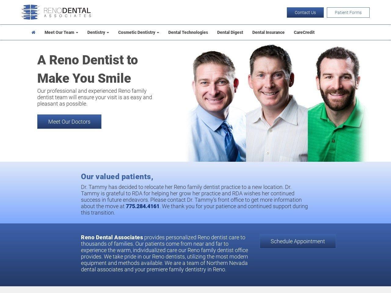 Reno Dental Associates Ltd screenshot