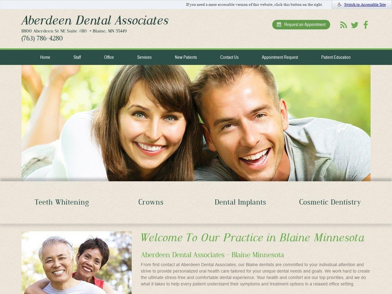 Aberdeen Dental Associates screenshot