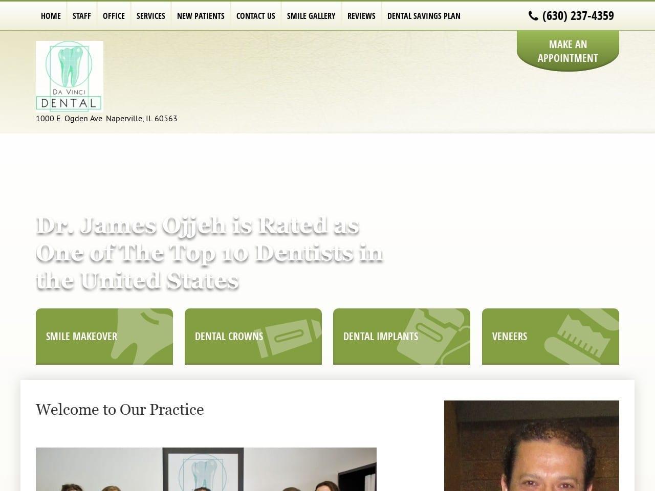 Dr. Omar A. Ojjeh DMD screenshot