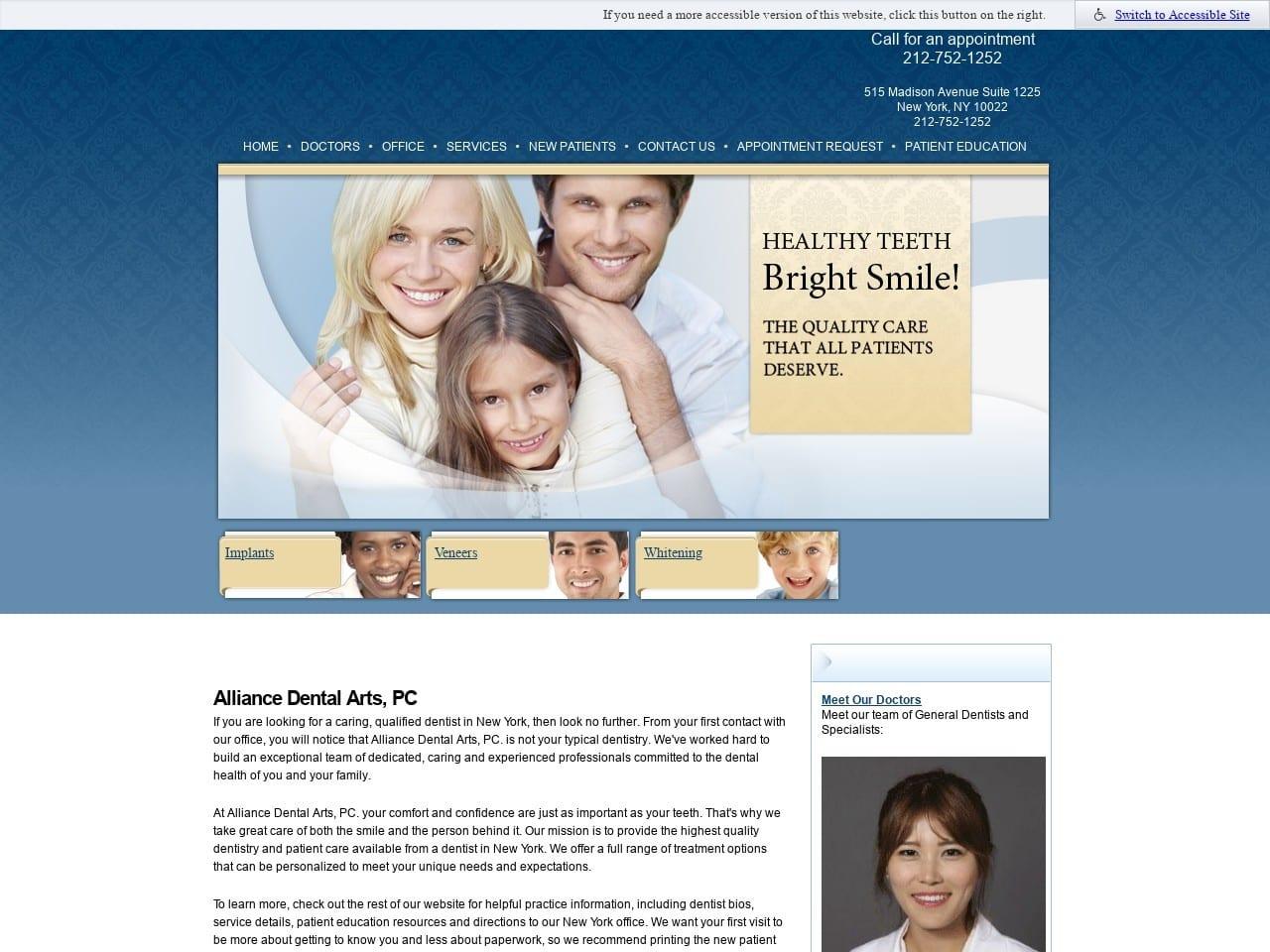 Alliance Dental Arts PC screenshot
