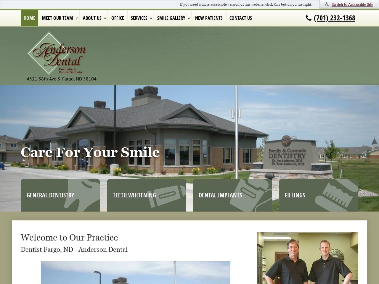 Dr. Jon D. Anderson DDS screenshot