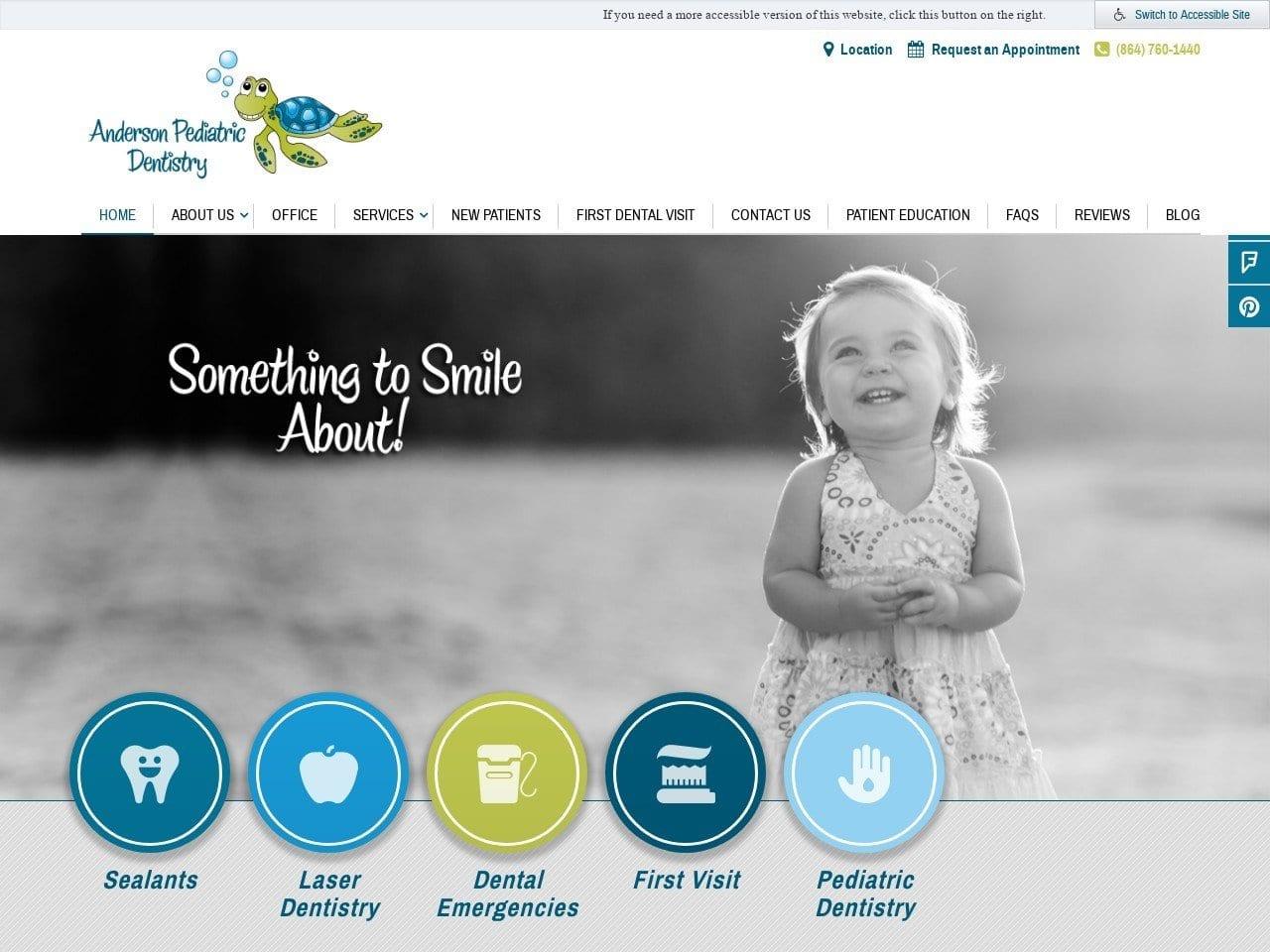 Anderson Pediatric Dentist screenshot