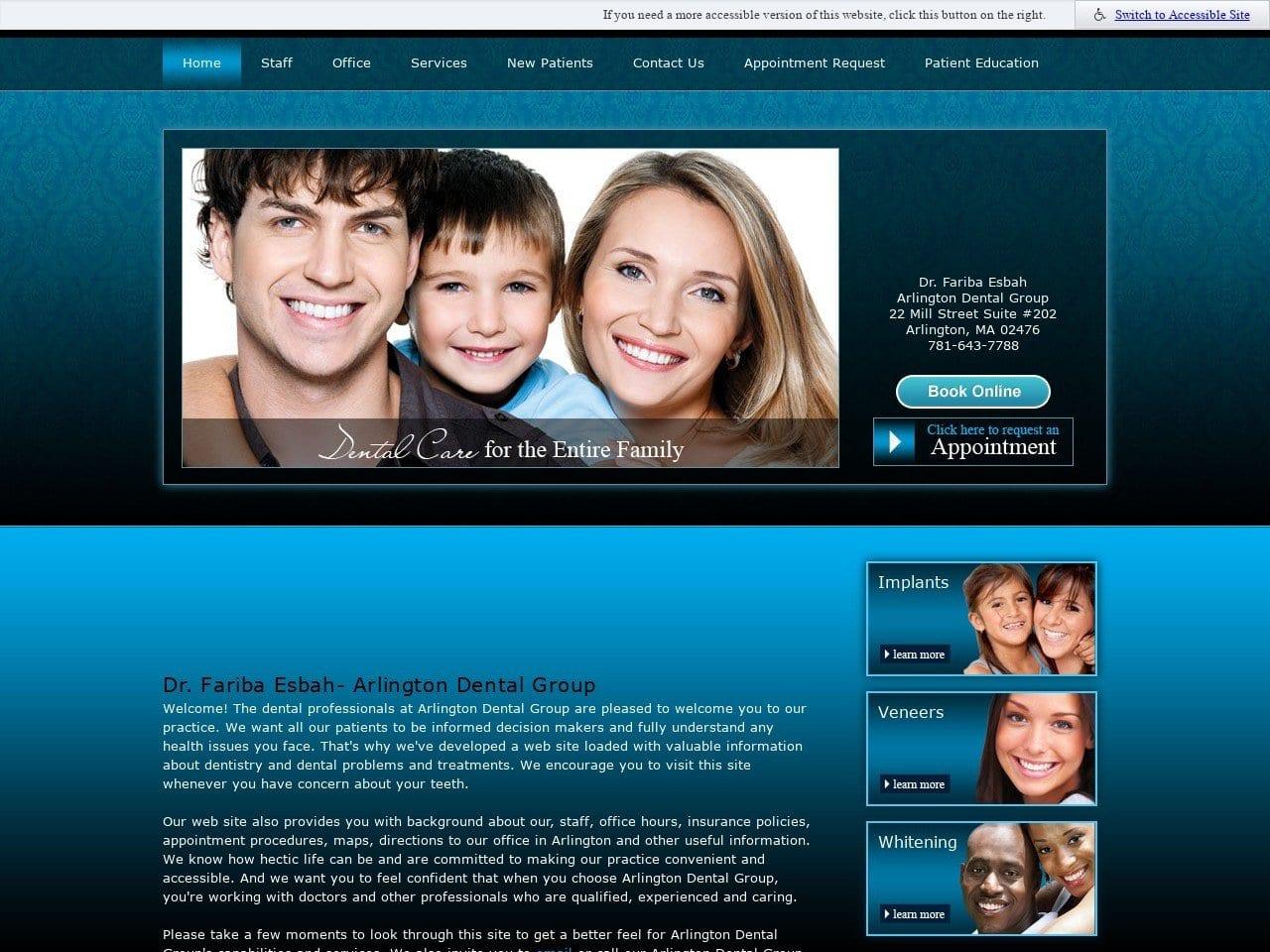 Arlington Dental Group screenshot