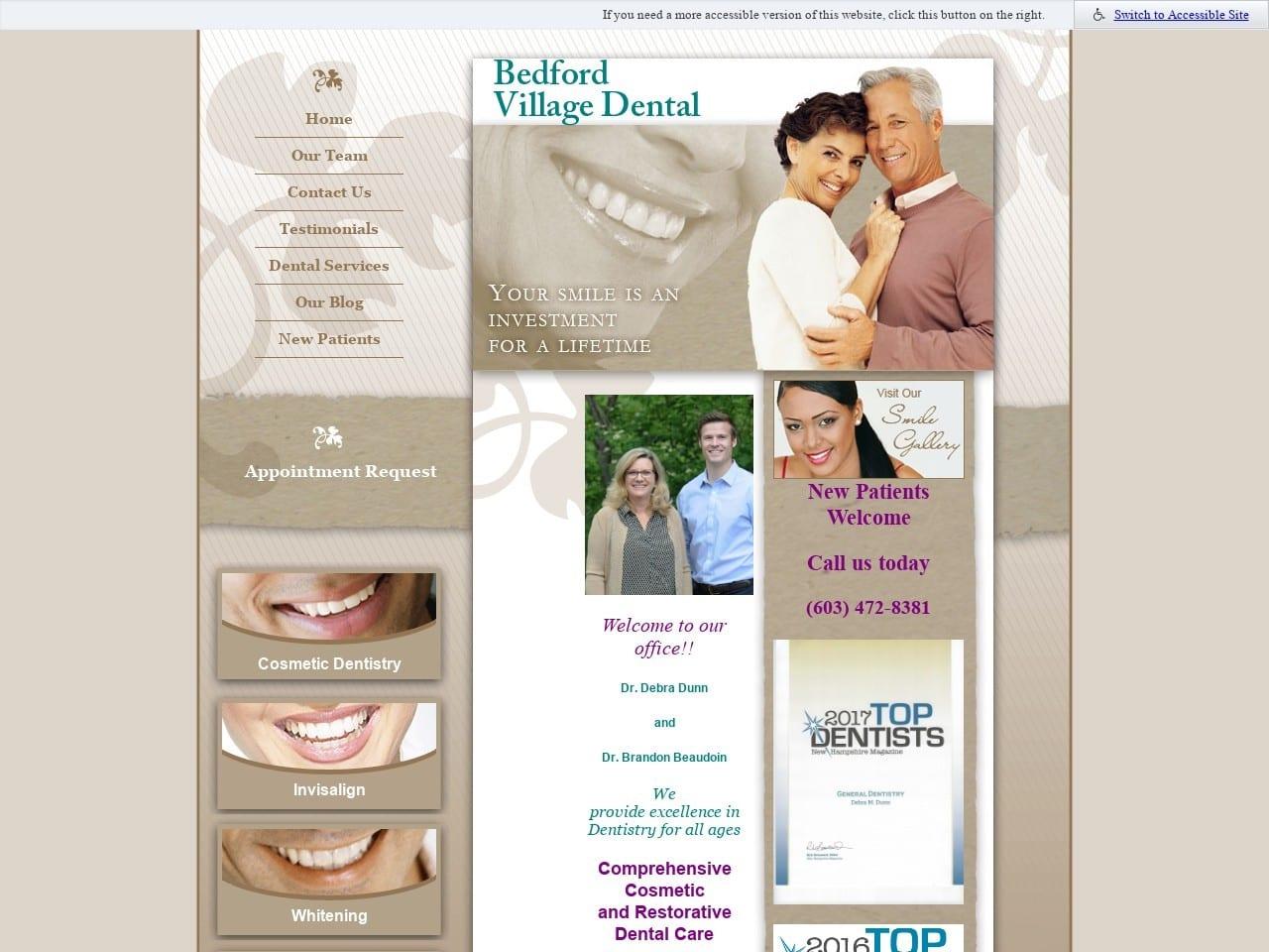 Bedfordvillage Dental screenshot