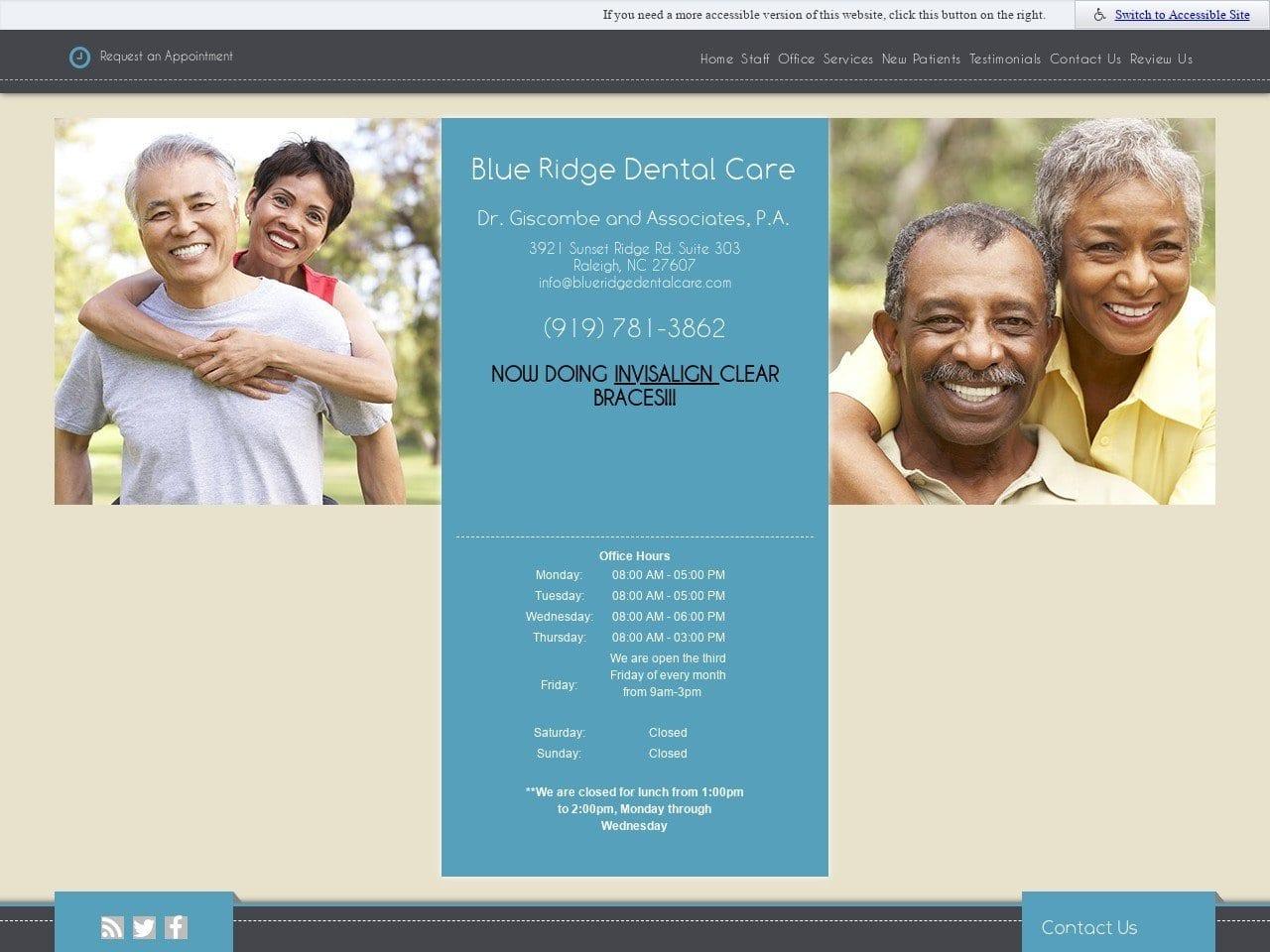 Blue Ridge Dental Care Eva Y Ku DMD PC screenshot