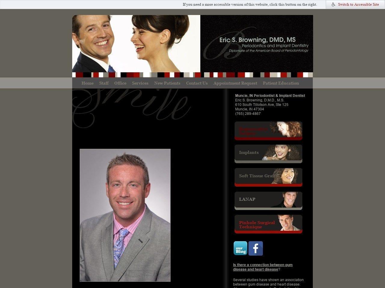 Eric S. Browning DMD MS PSC screenshot