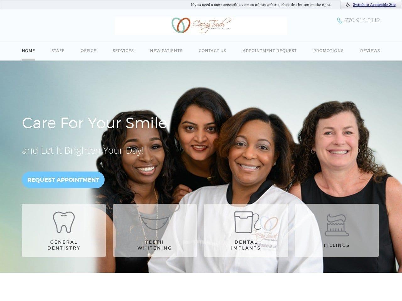 Caring Touch Family Dentist screenshot