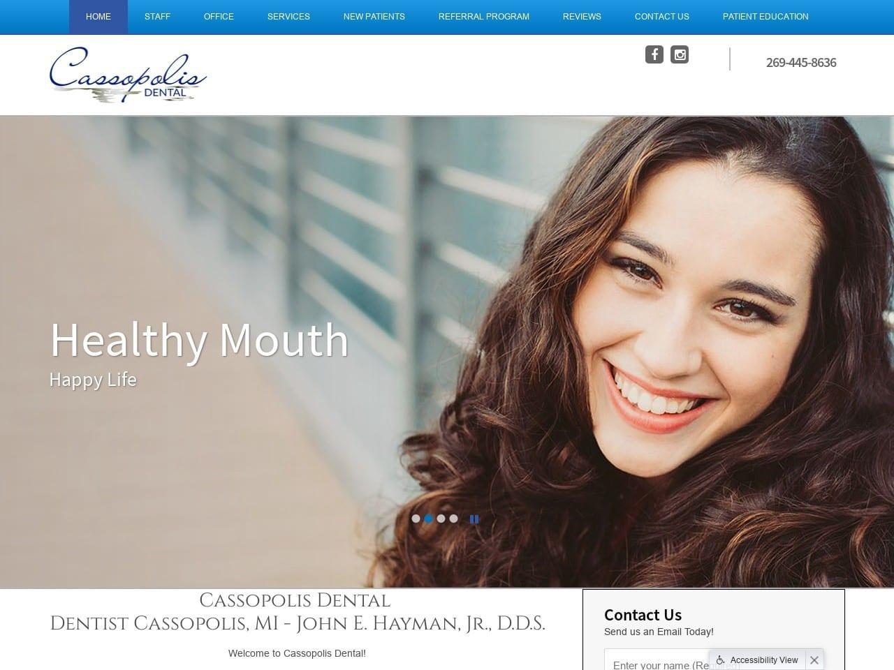 Cassopolis Dental John Hayman D.D.S.