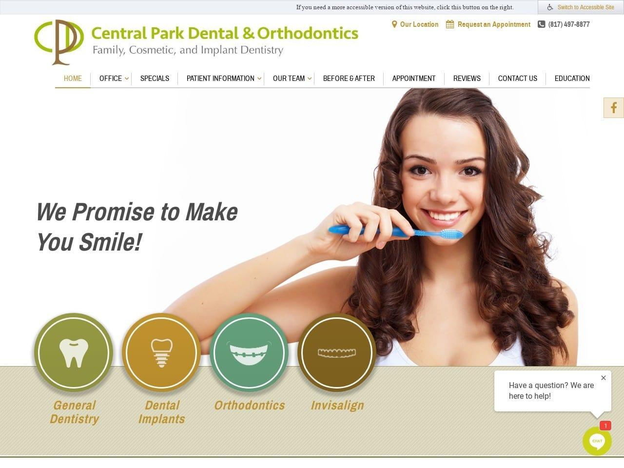 Central Park Dental screenshot