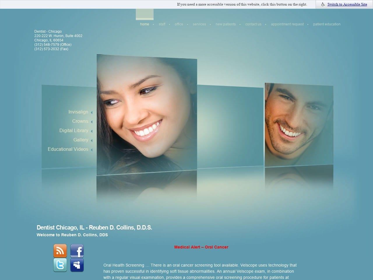 Collins Reuben Lic DDS screenshot