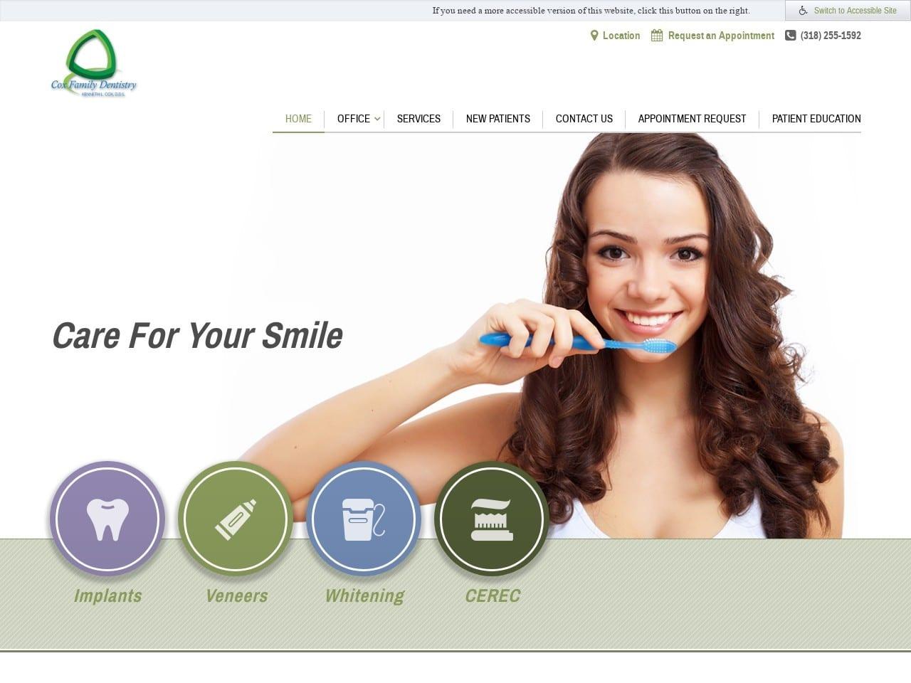 Dr. Erin E. Cox DDS screenshot