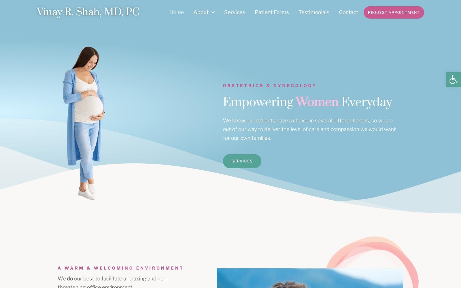 Vinay Shah, MD, OBGYN screenshot