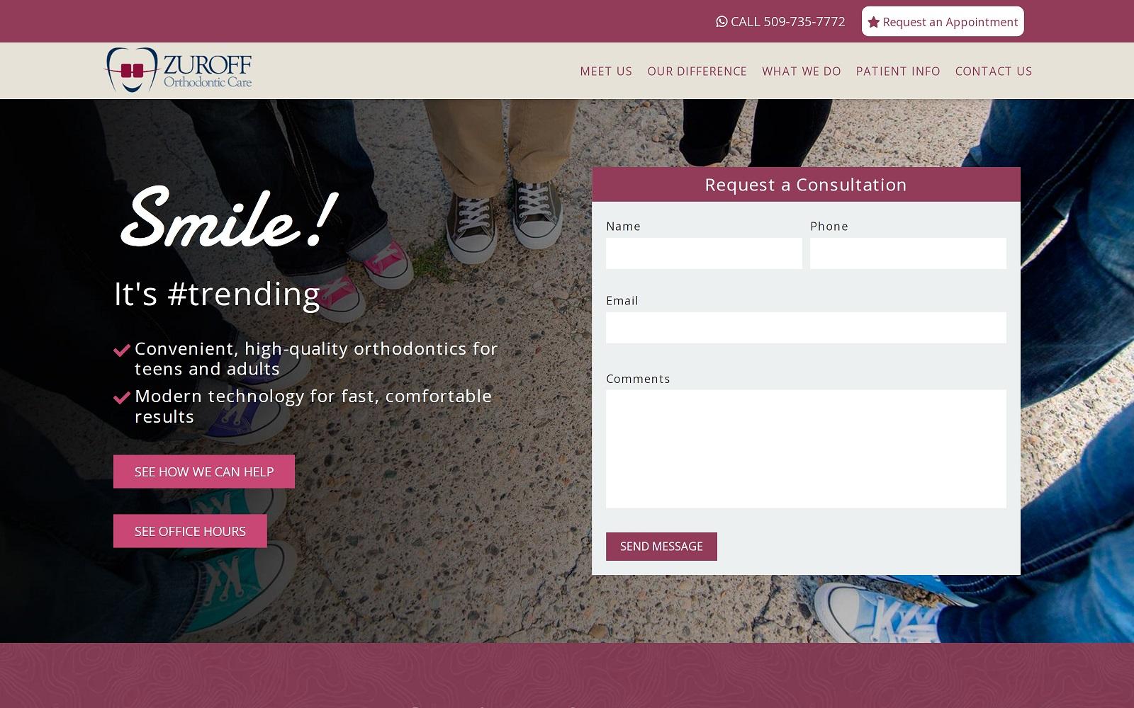 Zuroff Orthodontic Care screenshot