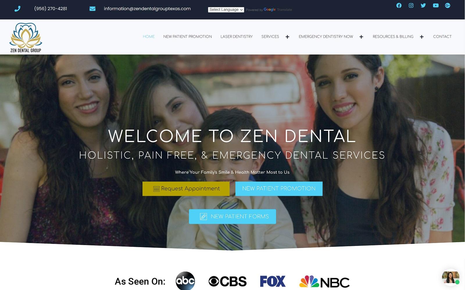 Zen Dental Group screenshot