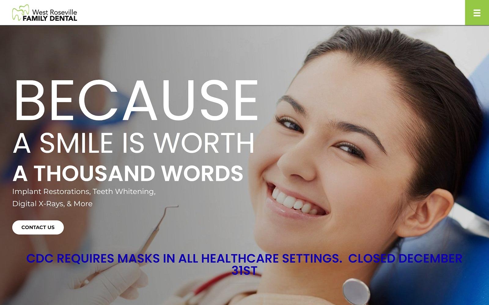 West Roseville Family Dental screenshot