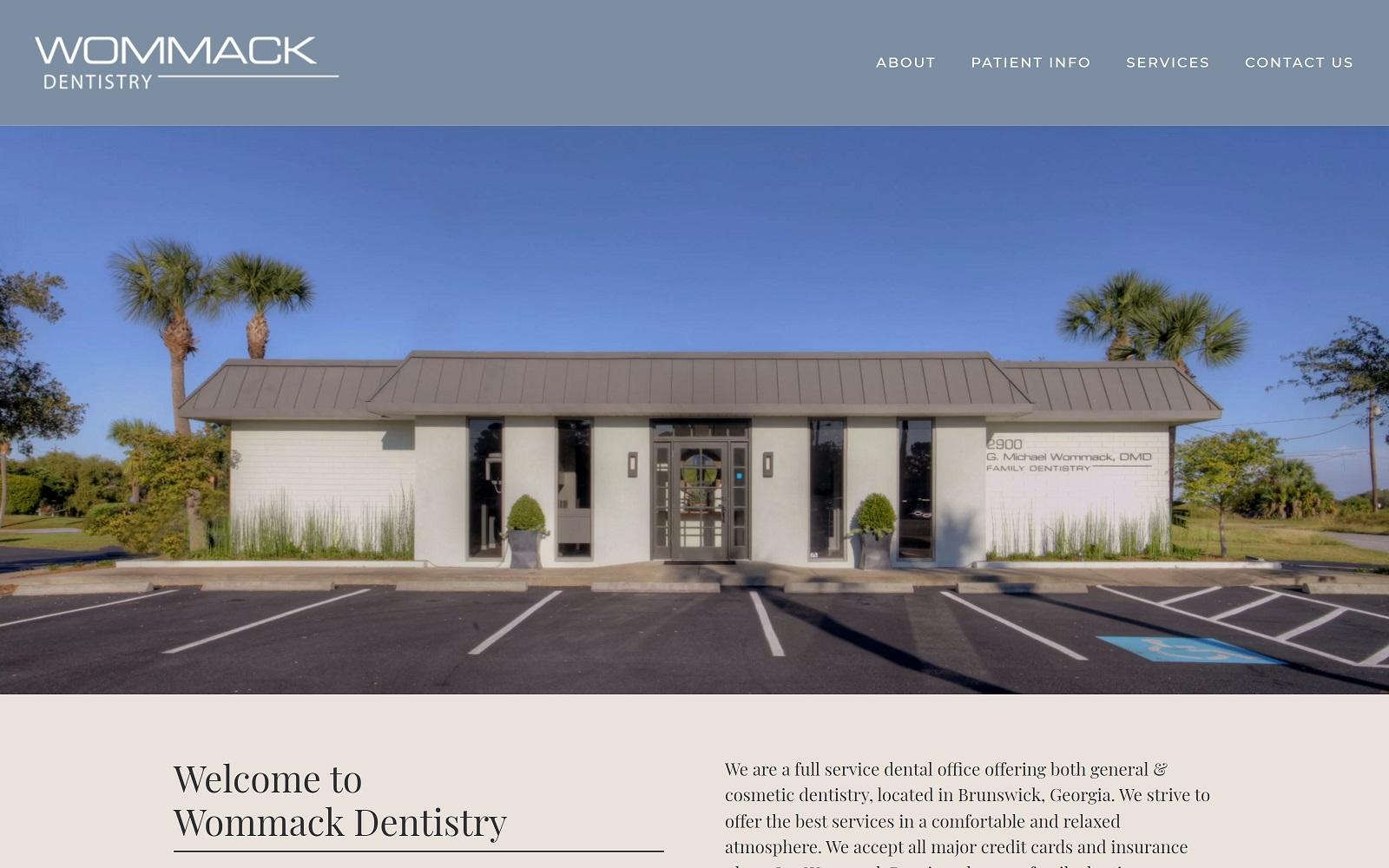 Wommack Dentistry screenshot