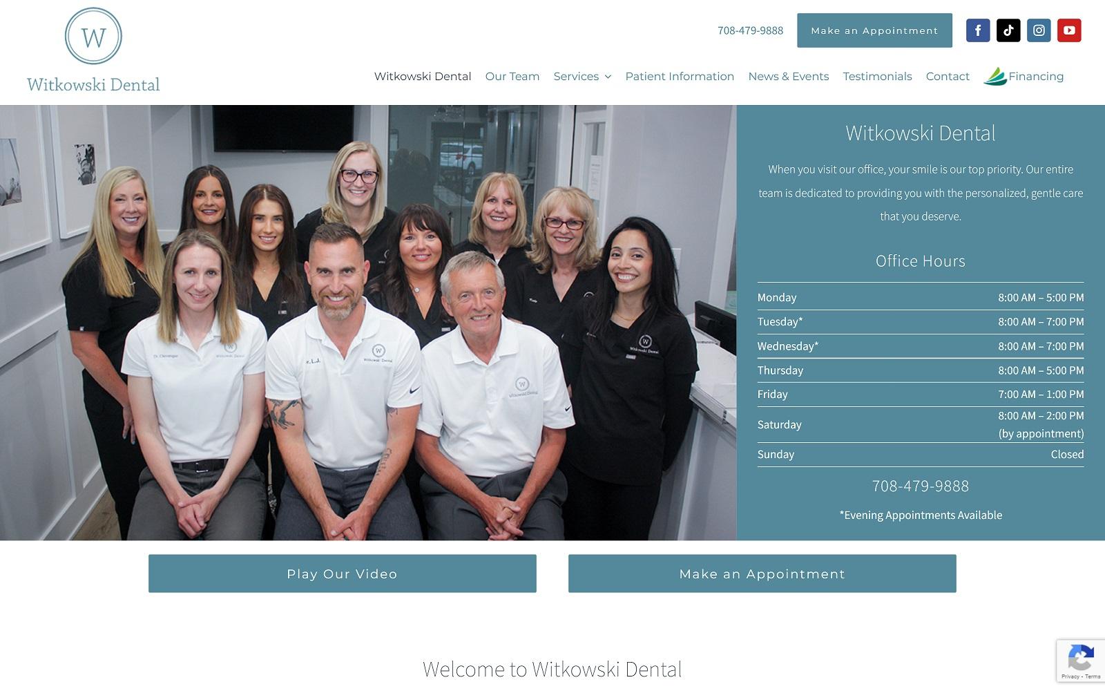 Dr. Leon J. Witkowski III DDS screenshot