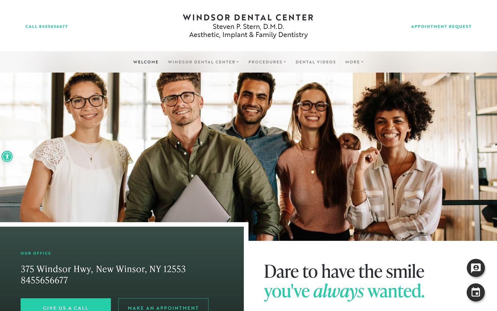 Windsor Dental Center screenshot
