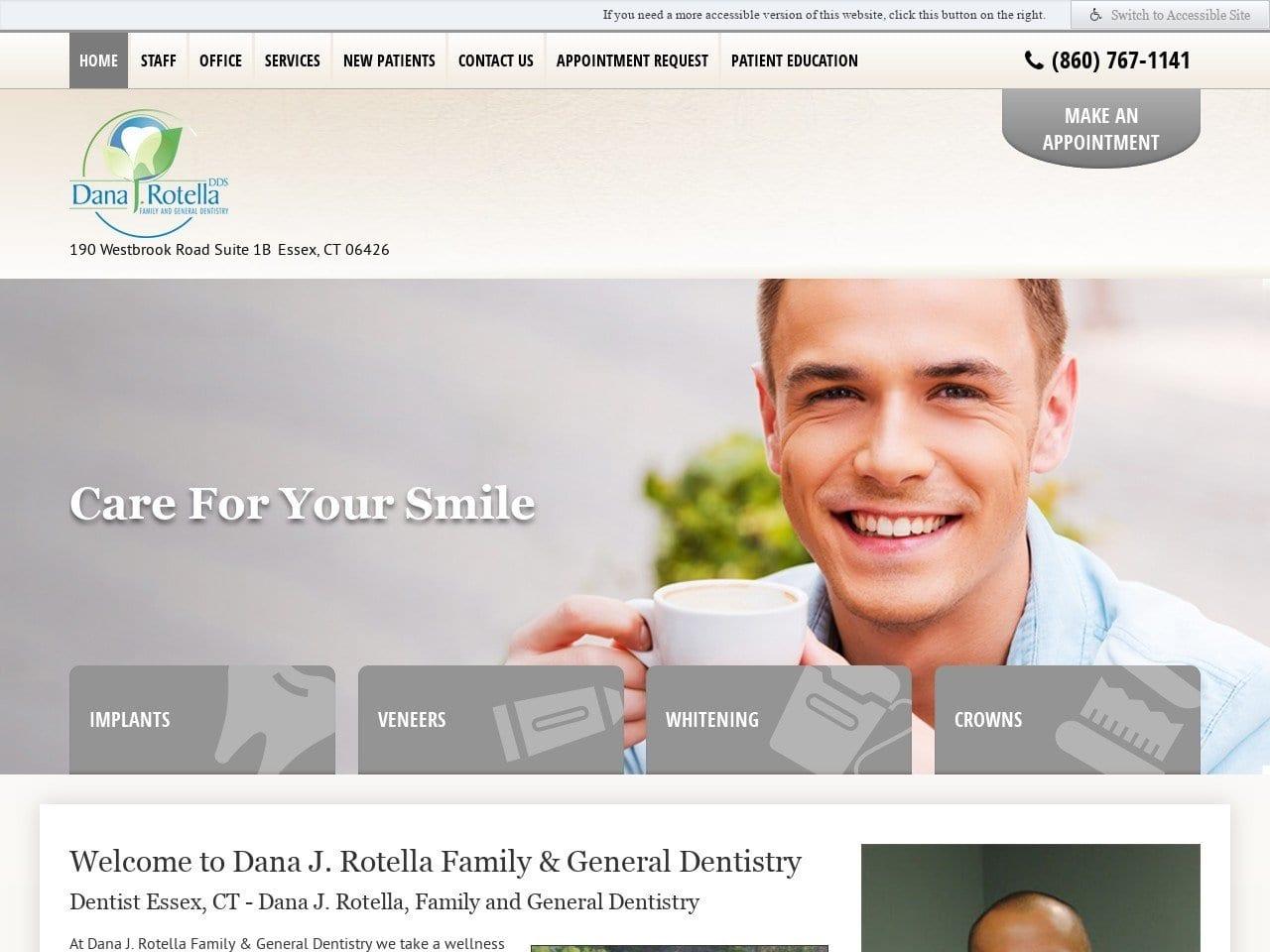 Dana J. Rotella DDS screenshot