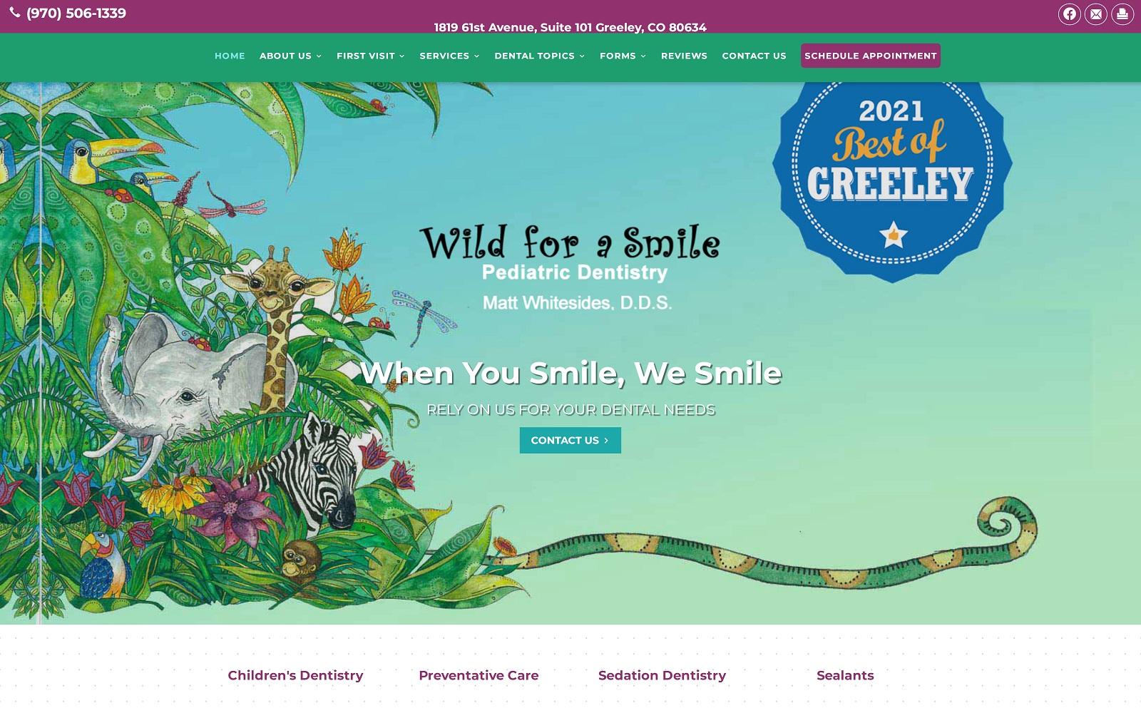 Wild for a Smile Children's Dentistry