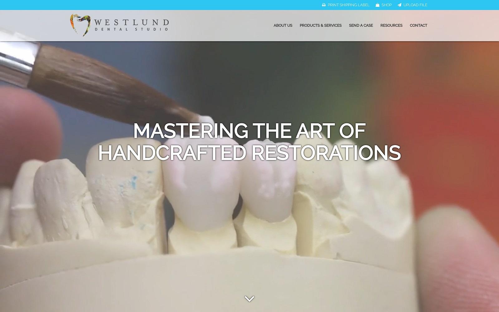 Westlund Dental Studio Inc screenshot