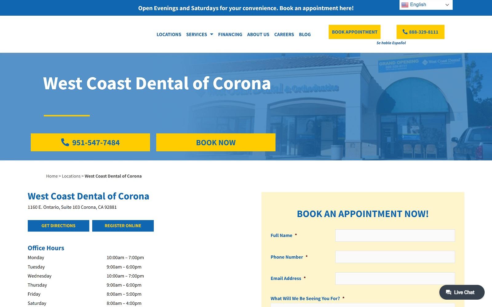 West Coast Dental of Corona