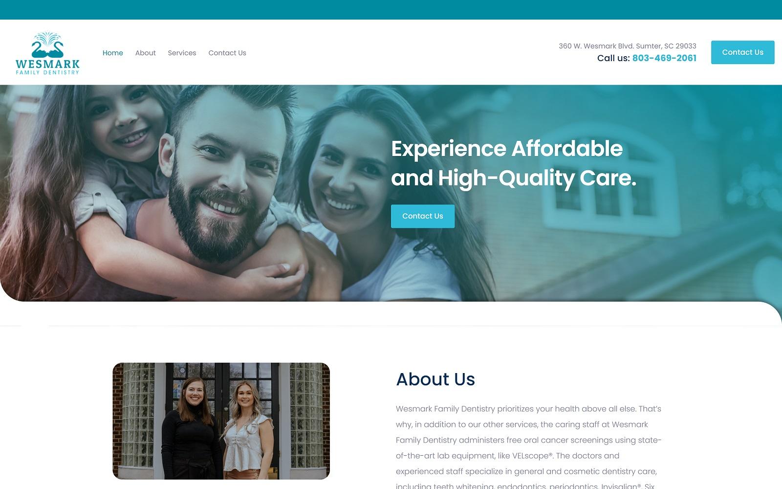 Wesmark Family Dentistry screenshot