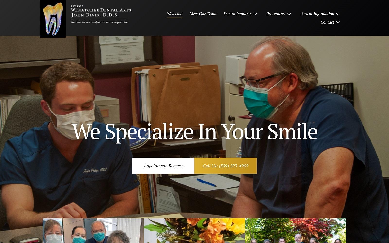 Wenatchee Dental Arts screenshot