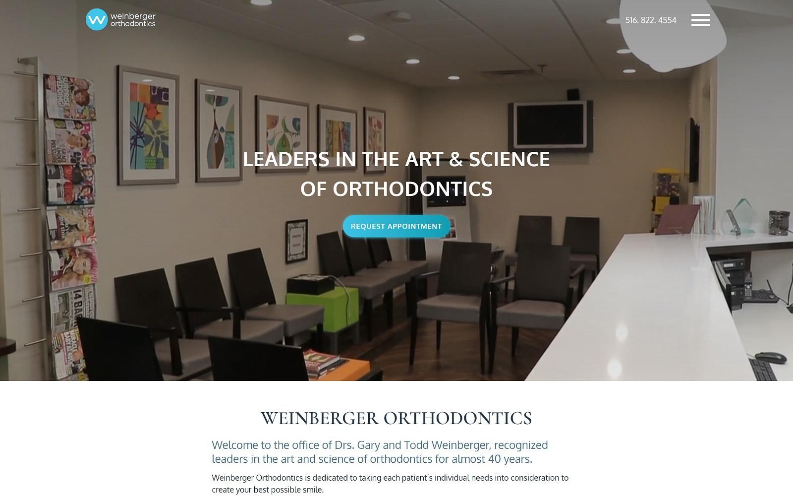 Weinberger Orthodontics screenshot