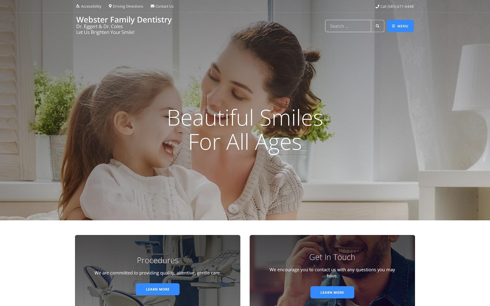 Webster Family Dentistry screenshot