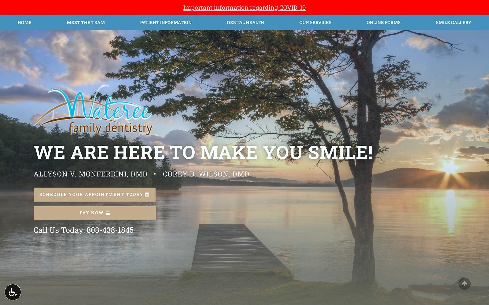Wateree Family Dentistry screenshot