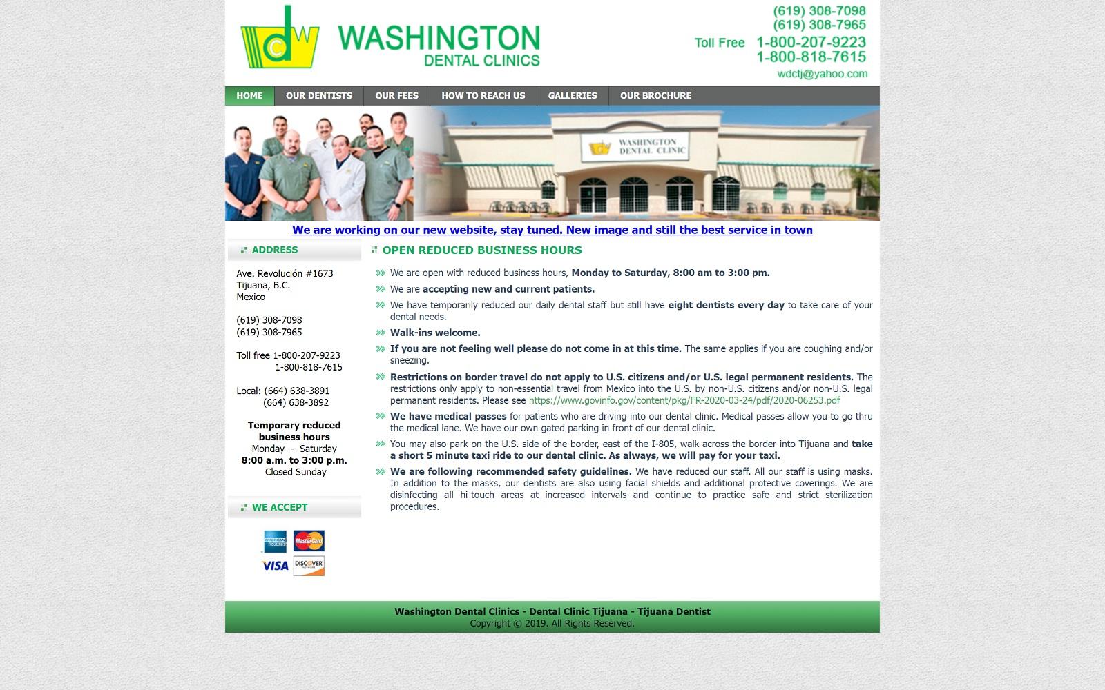 Washington Dental Clinics screenshot