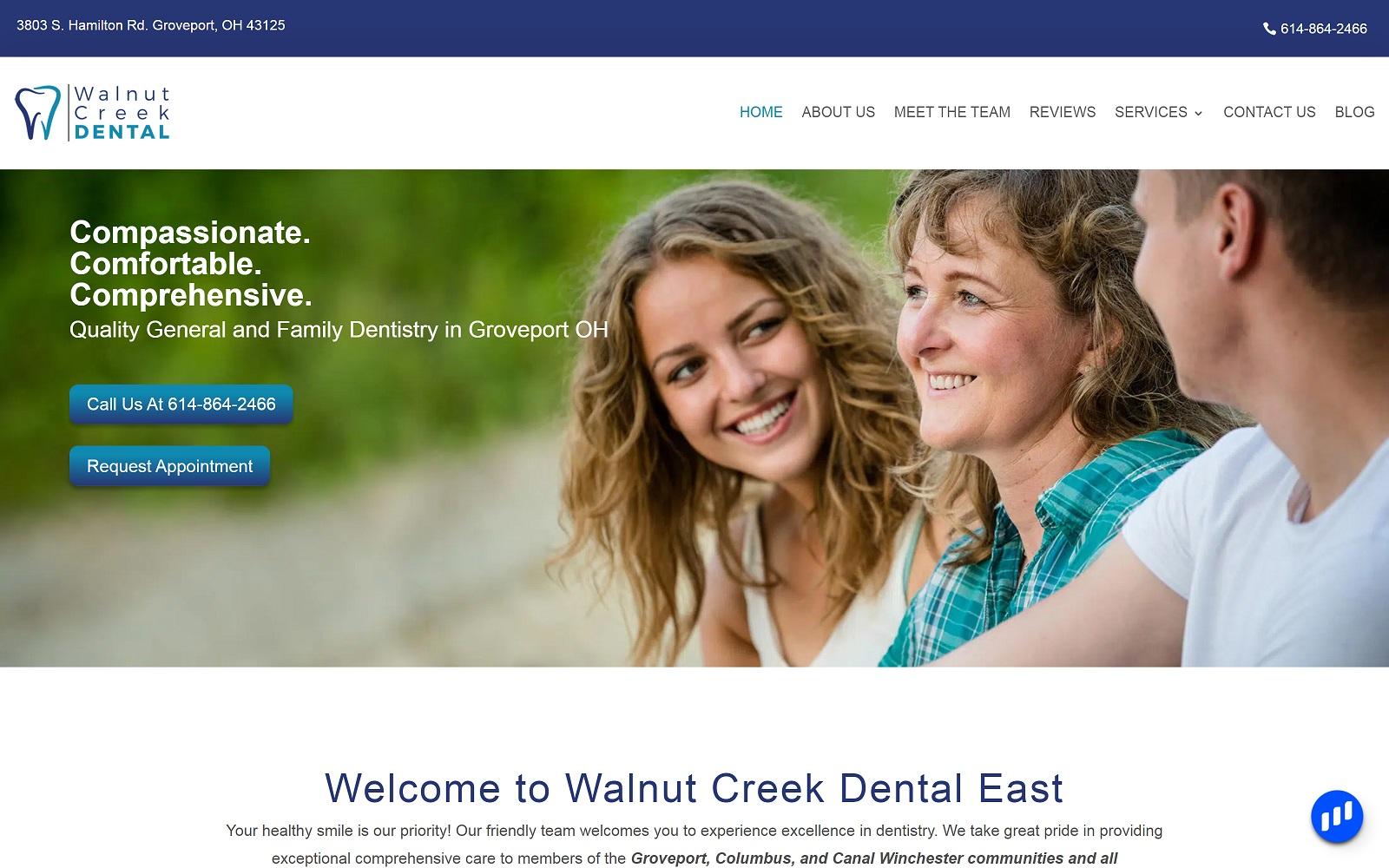 Walnut Creek Dental East screenshot