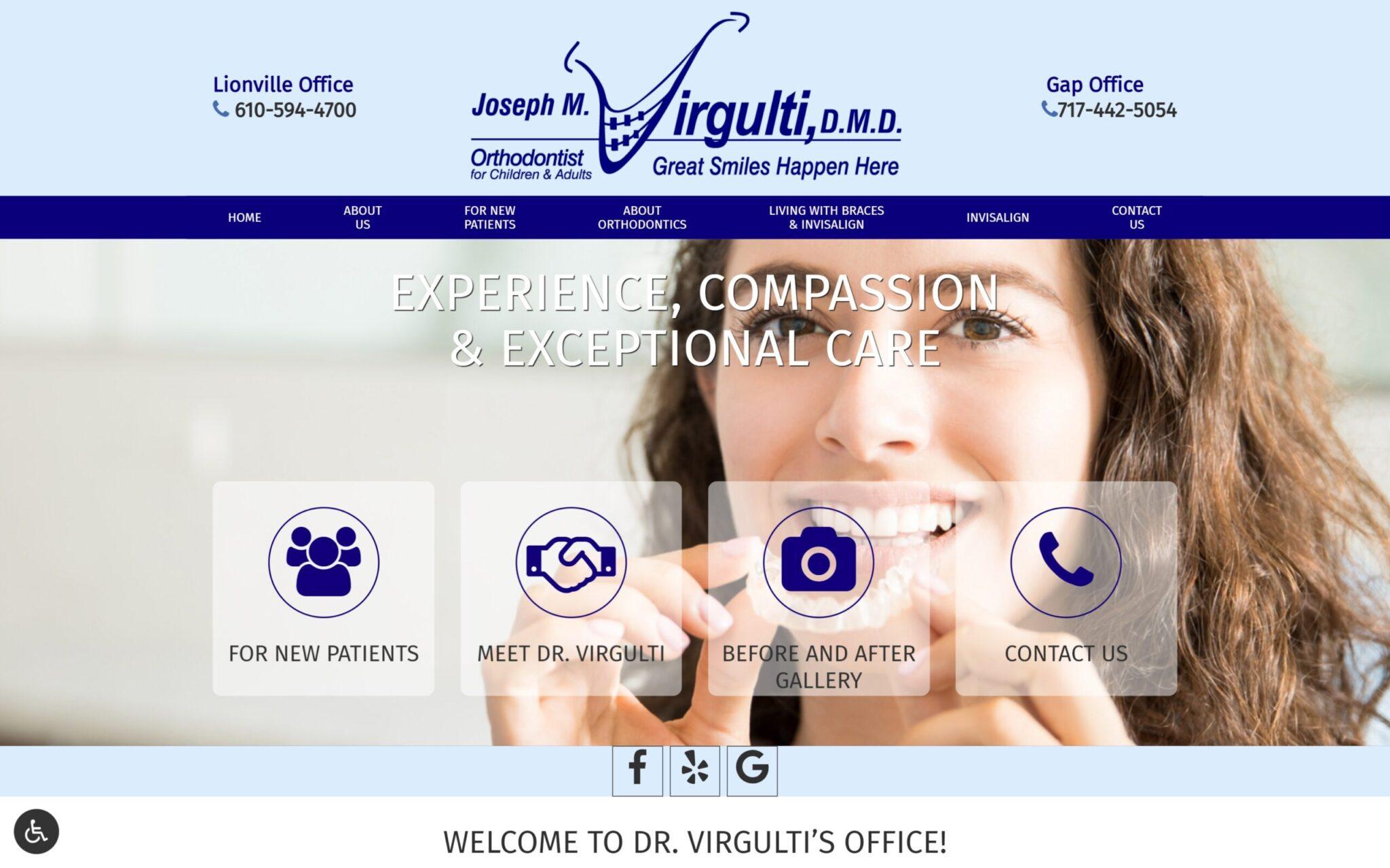 Virgulti Joseph DDS screenshot